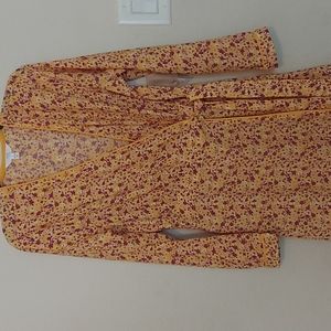 Women's maxi dress yellow